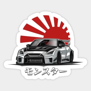 Skyline GTR R35 (White) Sticker